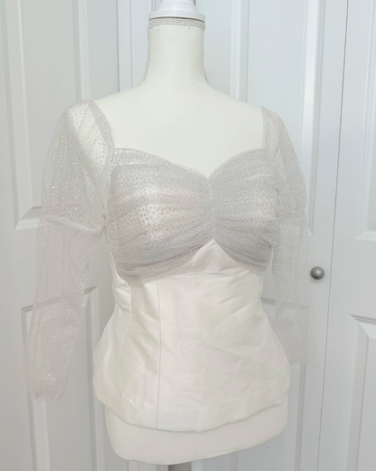 White Tule Long Sleeve