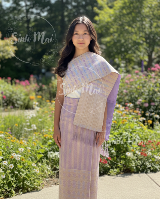 Lavender Gold Traditional Sing Set